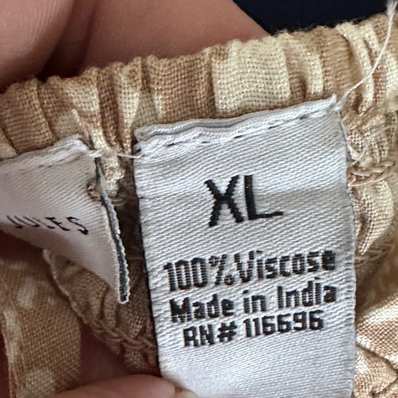 Brand New Sincerely Jules Leopard Cheetah Print Tan Dress Size XL Maxi Cottage - Picture 7 of 7